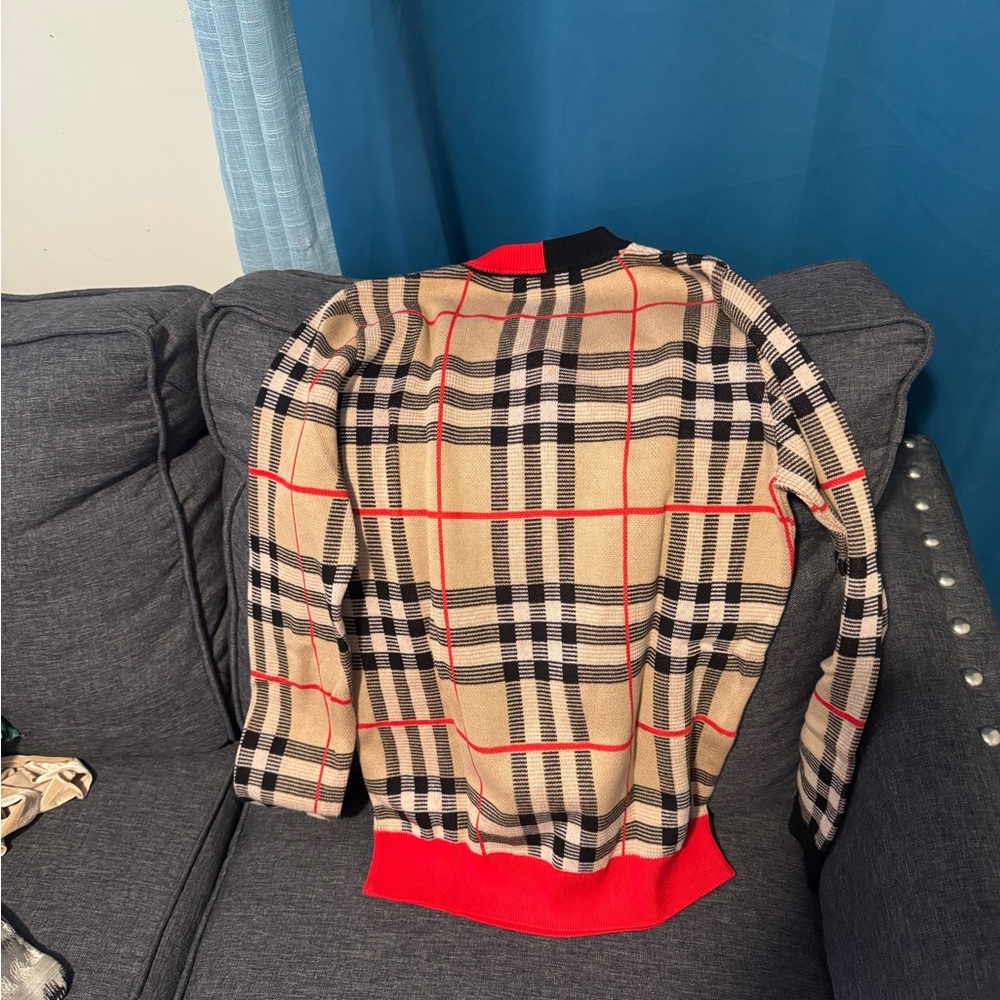 Burberry sweater tan-Red-Black color - Picture 5 of 5